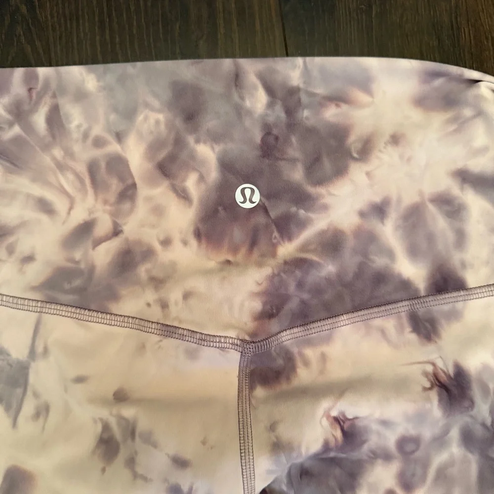 Lululemon Align‎ Pant 28" Diamond Dye Pink Bliss Graphite Purple - Picture 6 of 7